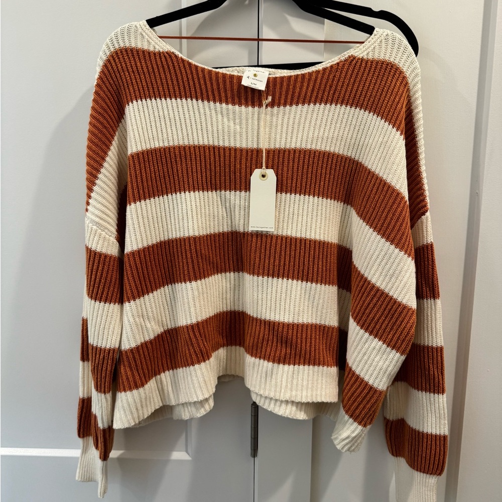NWT striped sweater from Vici Collection site
